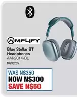 Blue Stellar BT Headphones AM-2014-BL