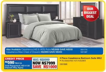 Total - Casablanca Bedroom Suite MK2