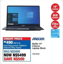 Total - Mylife 14" Celeron Laptop Black