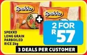 Spekko - LONG GRAIN PARBOILED RICE