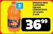 Brookes - FLAVOURED SQUASH CONCENTRATE