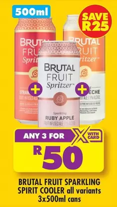Brut - al Fruit Sparkling Spirit Cooler