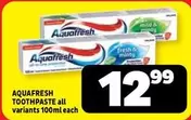 Aquafresh - TOOTHPASTE