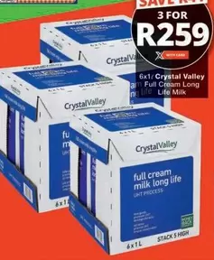 Crystal Valley - Full Cream Long Life Milk