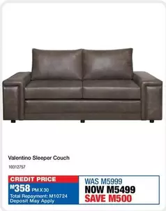 Valentino -  Sleeper Couch 10312757