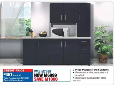 Total - 2-Piece Mason Kitchen Scheme