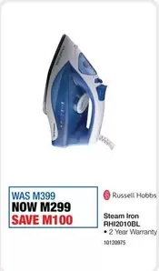 Russell Hobbs - Steam Iron RHI2010BL