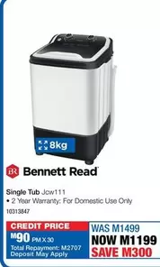 Total - Single Tub Jcw111