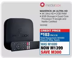 Ultra - MAVERICK 4K ULTRA HD