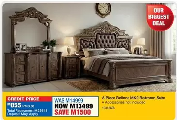 Total - 2-Piece Bellona MK2 Bedroom Suite