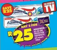 Aquafresh - ALL-IN-ONE PROTECTION TOOTHPASTE