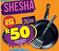 Pan - FRYING PAN WITH NYLON SPATULA 24CM