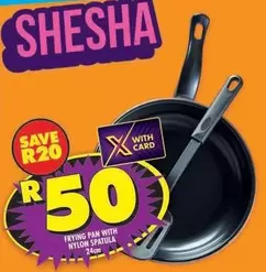 Pan - Frying with Nylon Spatula