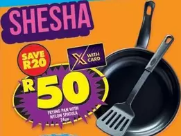 Pan - Frying With Nylon Spatula