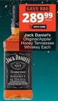 Jack Daniel's - Original/Apple/Honey Tennessee Whiskey