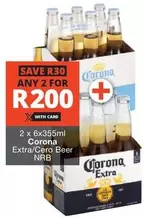 Corona -  Extra/Cero Beer NRB