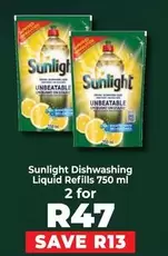 Sunlight - Dishwashing Liquid Refills
