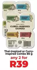 Robertsons - Thai-Inspired or Curry-Inspired Combo