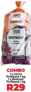 Lovers+ - Carrot & Beetroot Combo