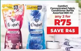 Comfort - Concentrated Fabric Conditioner Refills