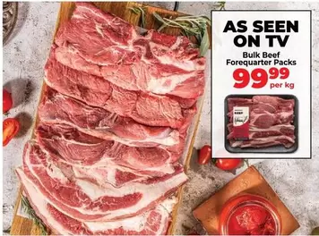 Bulk Beef Forequarter Packs