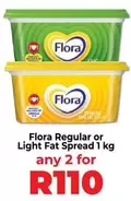 Flora - Regular or Light Fat Spread