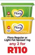 Flora - Regular or Light Fat Spread
