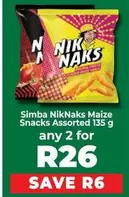 Simba - NikNaks Maize Snacks Assorted