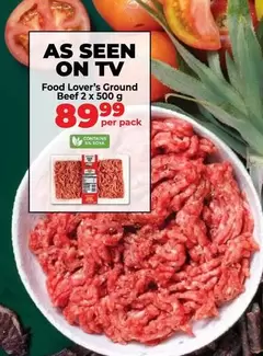 Food Lover's Ground Beef 2 x 500 g