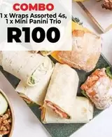 Mini - Wraps Assorted 4s,  Panini Trio