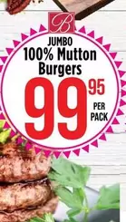 Jumbo - 100% Mutton Burgers