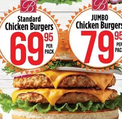 Jumbo - Standard Chicken Burgers