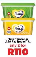 Flora - Regular or Light Fat Spread
