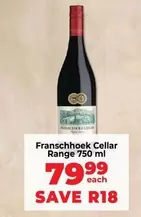 Franschhoek Cellar Range