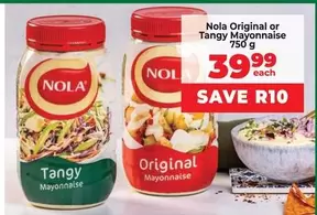 nola - Original or Tangy Mayonnaise