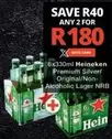 Heineken - Premium Silver/Original/Non-Alcoholic Lager NRB