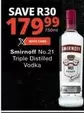 Smirnoff - No.21 Triple Distilled Vodka