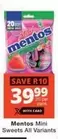Mentos - Mini Sweets