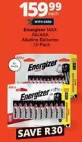 Energizer -  MAX AA/AAA Alkaline Batteries - 12-Pack