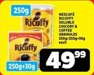 Nescafé - RICOFFY SOLUBLE CHICORY & COFFEE GRANULES
