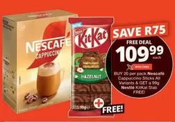 Nescafé - Cappuccino Sticks