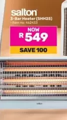 Salton - 3-Bar Heater (SHH25)