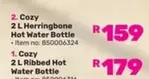 2 L Herringbone Hot Water Bottle - Item no: 850006324, 2 L Ribbed Hot Water Bottle - Item no: 850006316