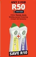Handy Andy - 750ml Multipurpose Cleaning Cream