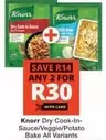 Knorr - Dry Cook-In Sauce/Veggie/Potato Bake All Variants