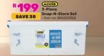 Addis - 3-Piece Snap-N-Store Set