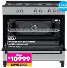 Defy - 5-Burner New York Series Gas Stove (005902)