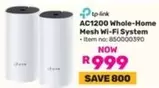 TP-LINK - AC1200 Whole-Home Mesh Wi-Fi System