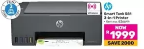 HP - Smart Tank 581 3-in-1 Printer