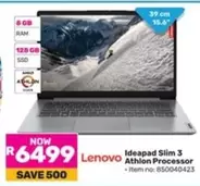 Lenovo - Ideapad Slim 3 Athlon Processor